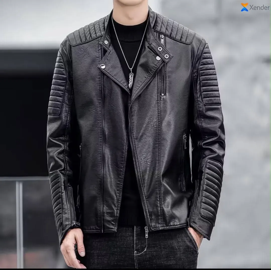 Veste Cuir Homme