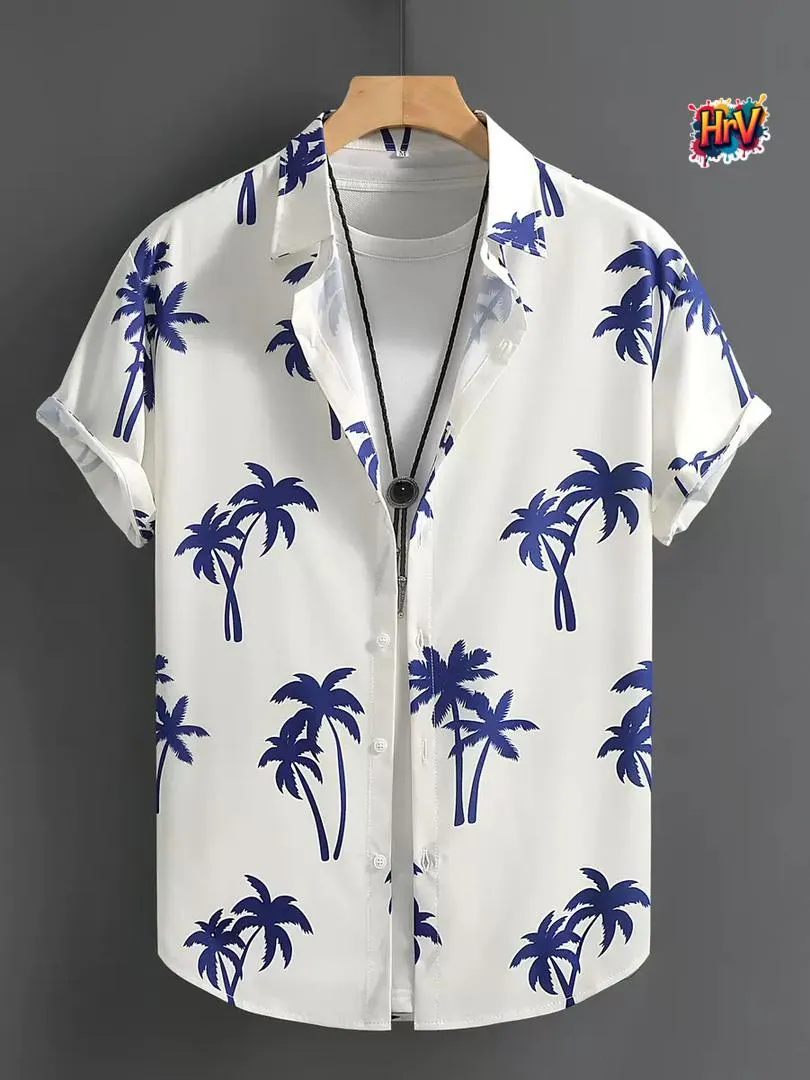 Photo de Galerie 4 - Petites Annonces | Stylish Leaf-Print Shirt – Now Available! 🔥, Bonduma, Buea, Cameroun | Vêtements, chaussures et autres  > Vêtements pour hommes