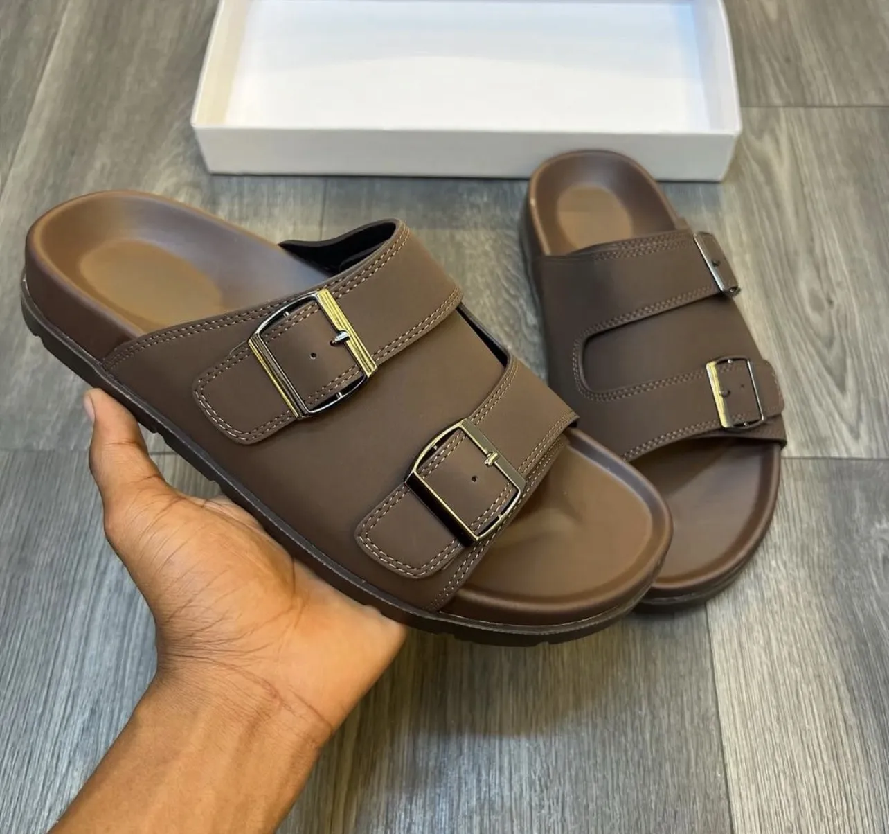 Gallery Photo 1 - Marketplace | Male Slippers, Simbock, Yaoundé, Cameroon | Clothing, Shoes, & Others  > Men's shoes