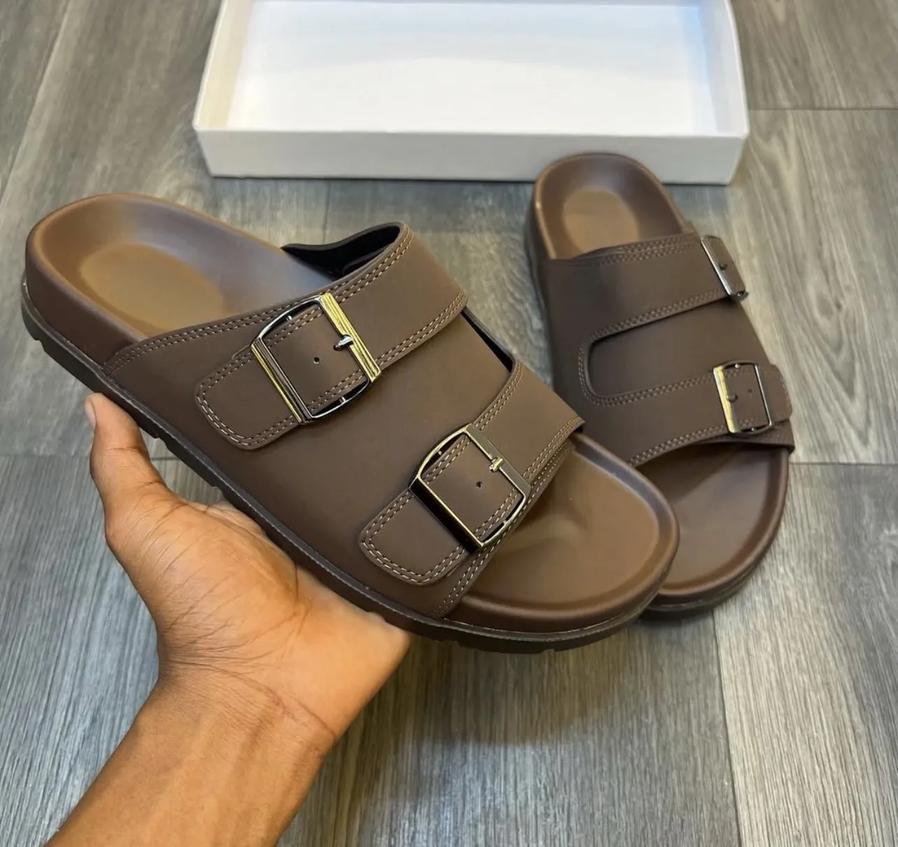 Gallery Photo 2 - Marketplace | Male Slippers, Simbock, Yaoundé, Cameroon | Clothing, Shoes, & Others  > Men's shoes