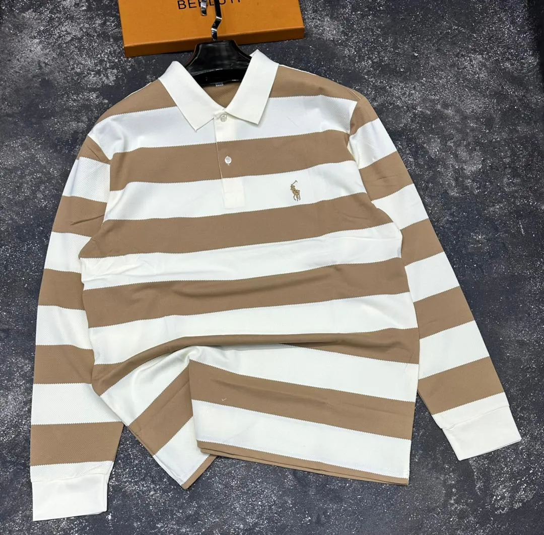Photo de Galerie 1 - Petites Annonces | Trendy Long-Sleeve Polo Shirts – Only Fcfa 6,000 Each! 🔥, Bonduma, Buea, Cameroun | Vêtements, chaussures et autres  > Vêtements pour hommes