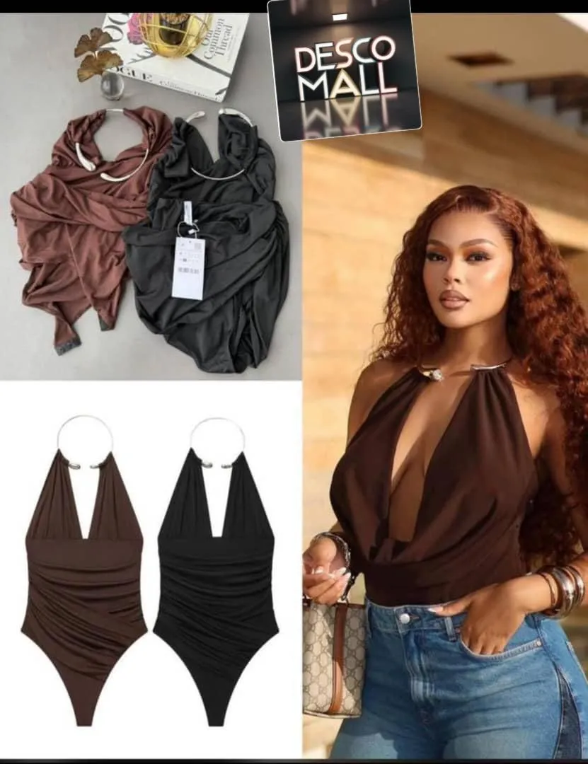 Main Photo - Marketplace | 🔥 Stunning Halter-Neck Bodysuit – Chic & Bold 🔥, Bonduma, Buea, Cameroon | Clothing, Shoes, & Others  > Women's clothing