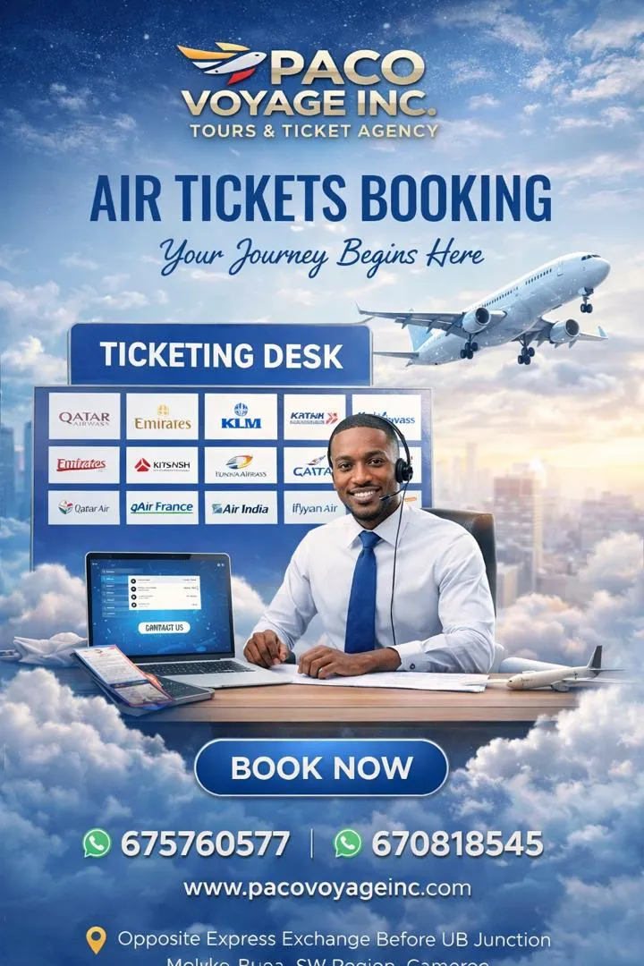 Photo Principale - Petites Annonces | Air Tickets, Hotel Booking To All Destinations At Low Cost, Bonduma, Buea, Cameroun | Véhicules et moteurs  > Véhicules volants