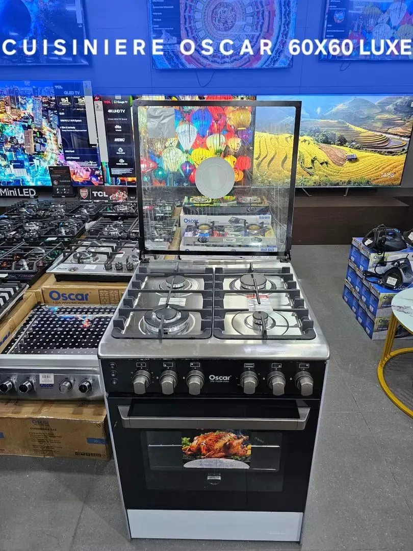 Cuisinière Avec Four 4 Foyers
