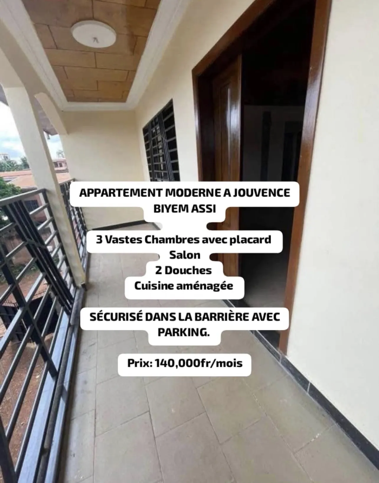 Photo Principale - Immobilier | Appartement À Louer | Apartment, Jouvence biyemassi, Yaoundé, Cameroun