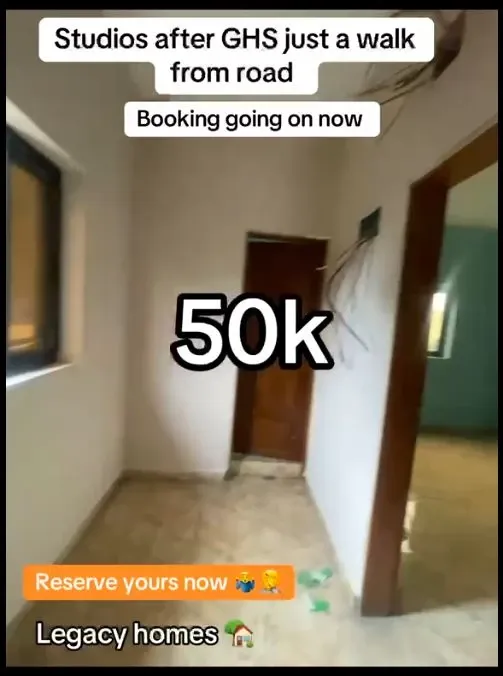Clean Studio Apartment For Rent – After Ghs Limbe